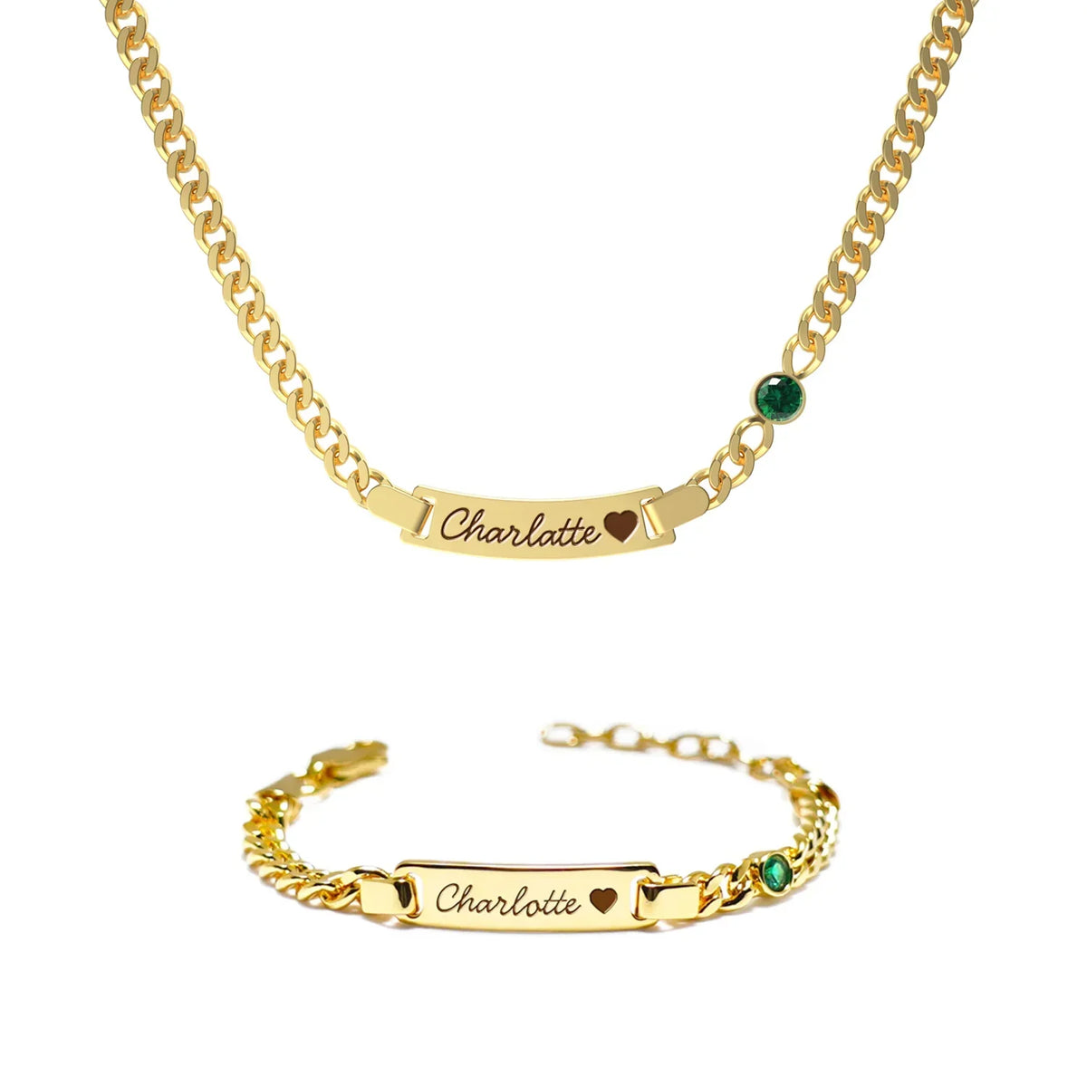 The Little Name Set necklace detail