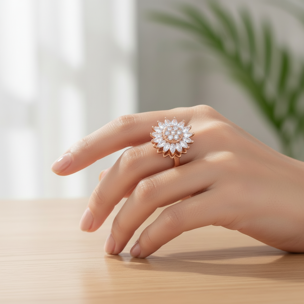 The Bloom Ring (Rosegold)