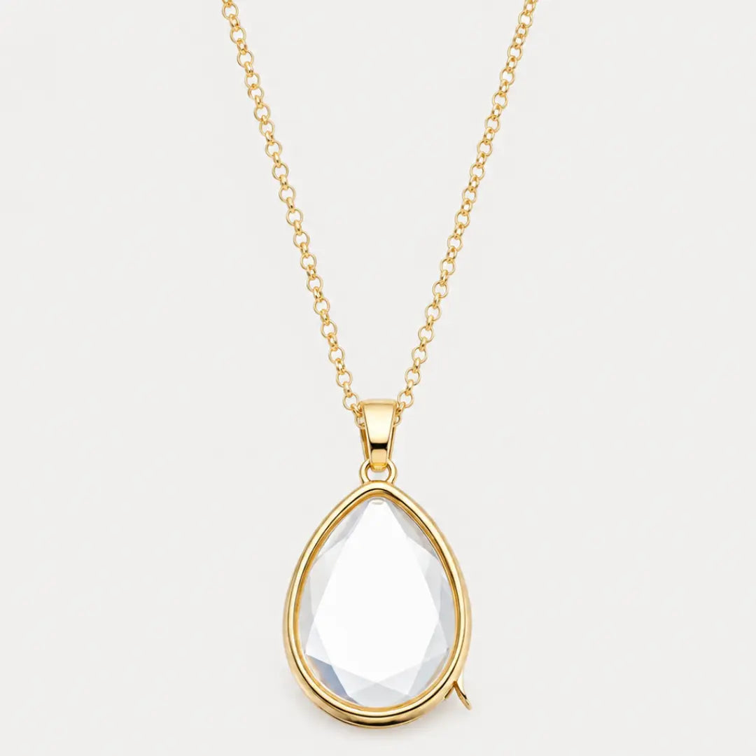 The Keepsake Locket, Ocean Crystal, detail