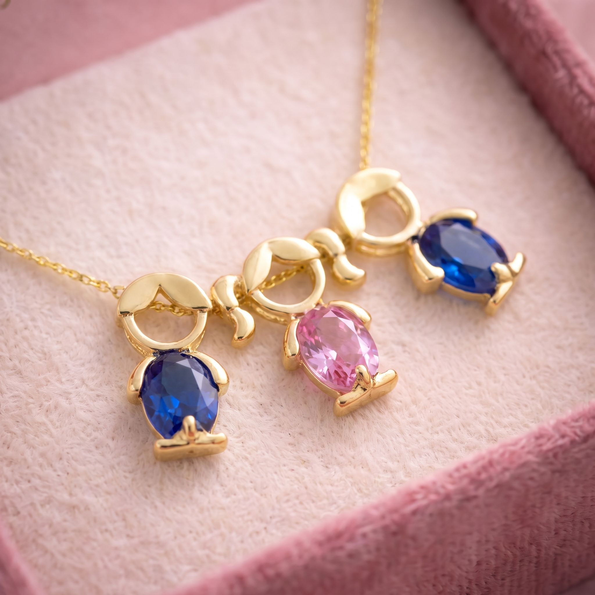 The Family Matching Set (2x Forever Mine Necklace + Gold Ring)