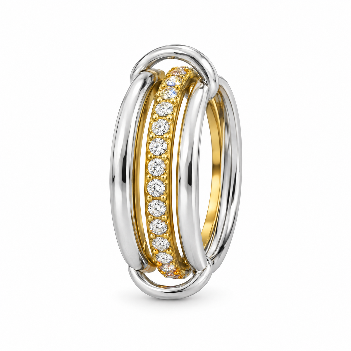 The Together Ring (Two Tone), spinning ring