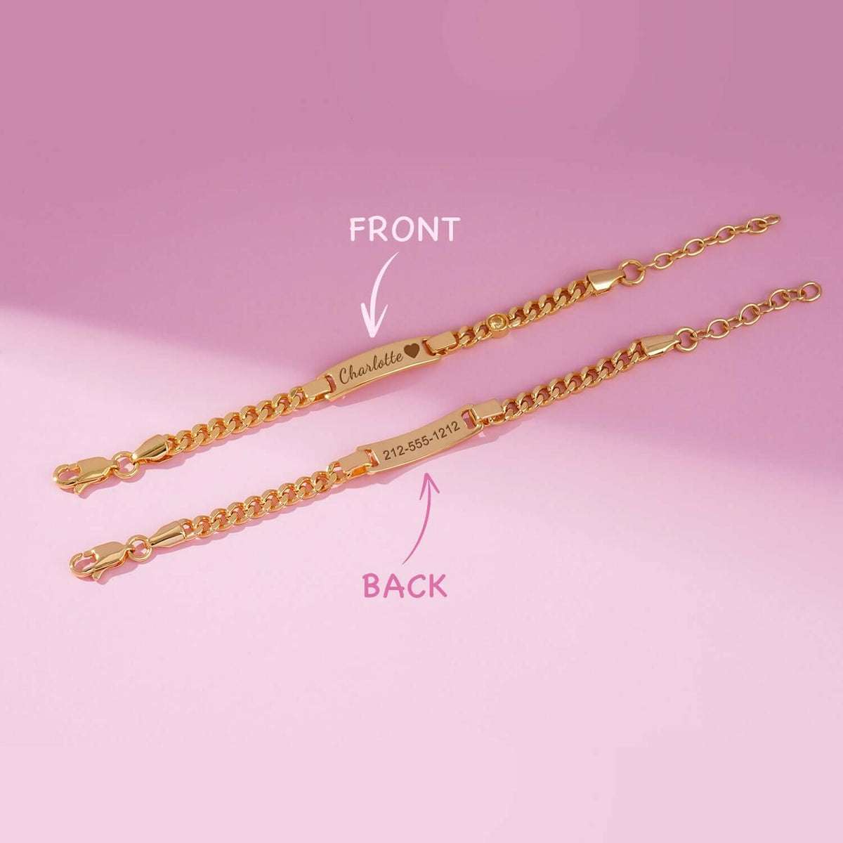 The Little Name Set with birthstone