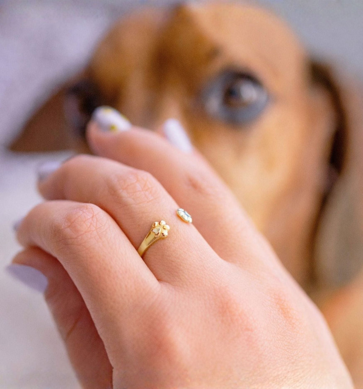 The Paw Print Ring