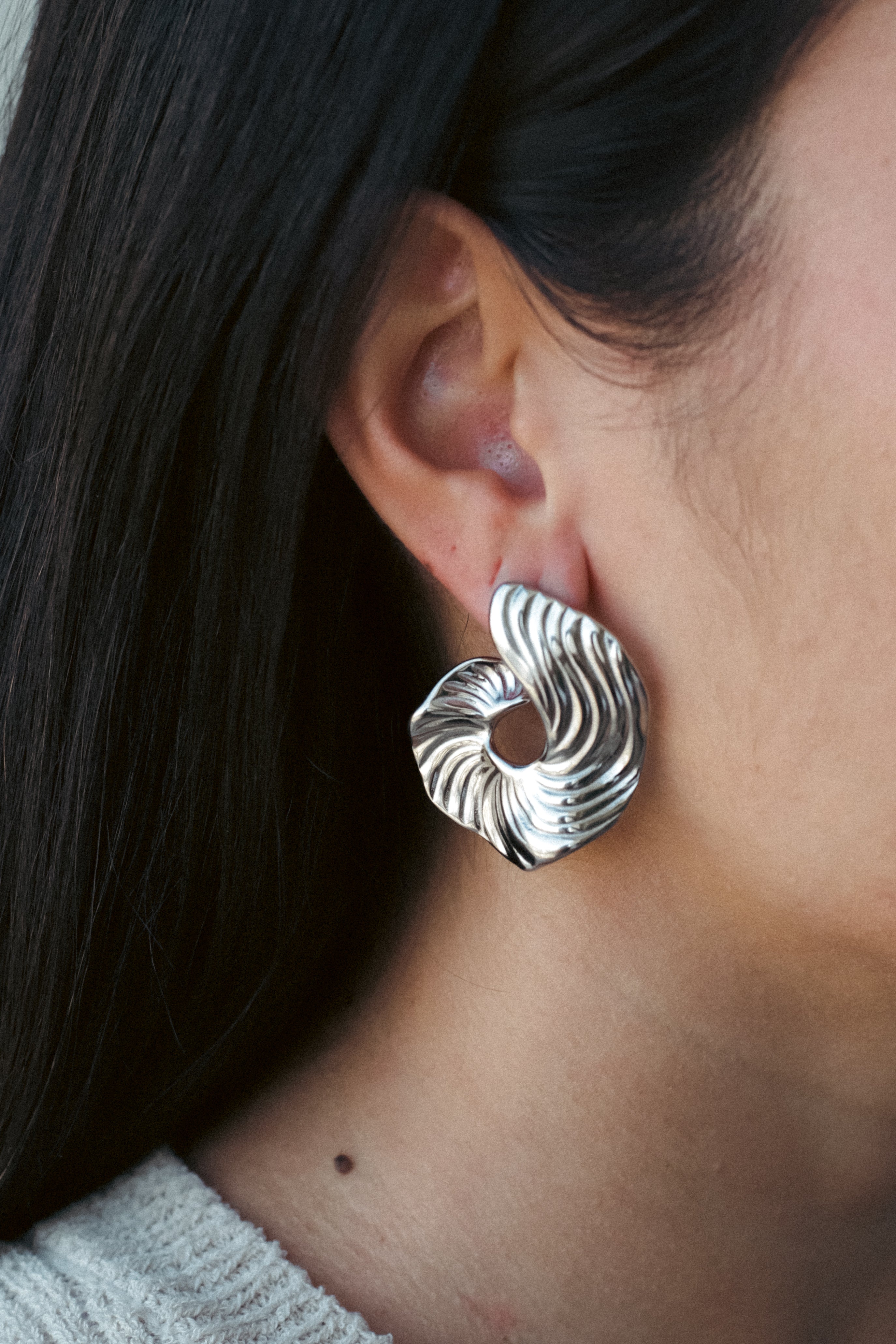 Iris Sculptural Earrings