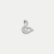 Baroque Pearl Swan Charm
