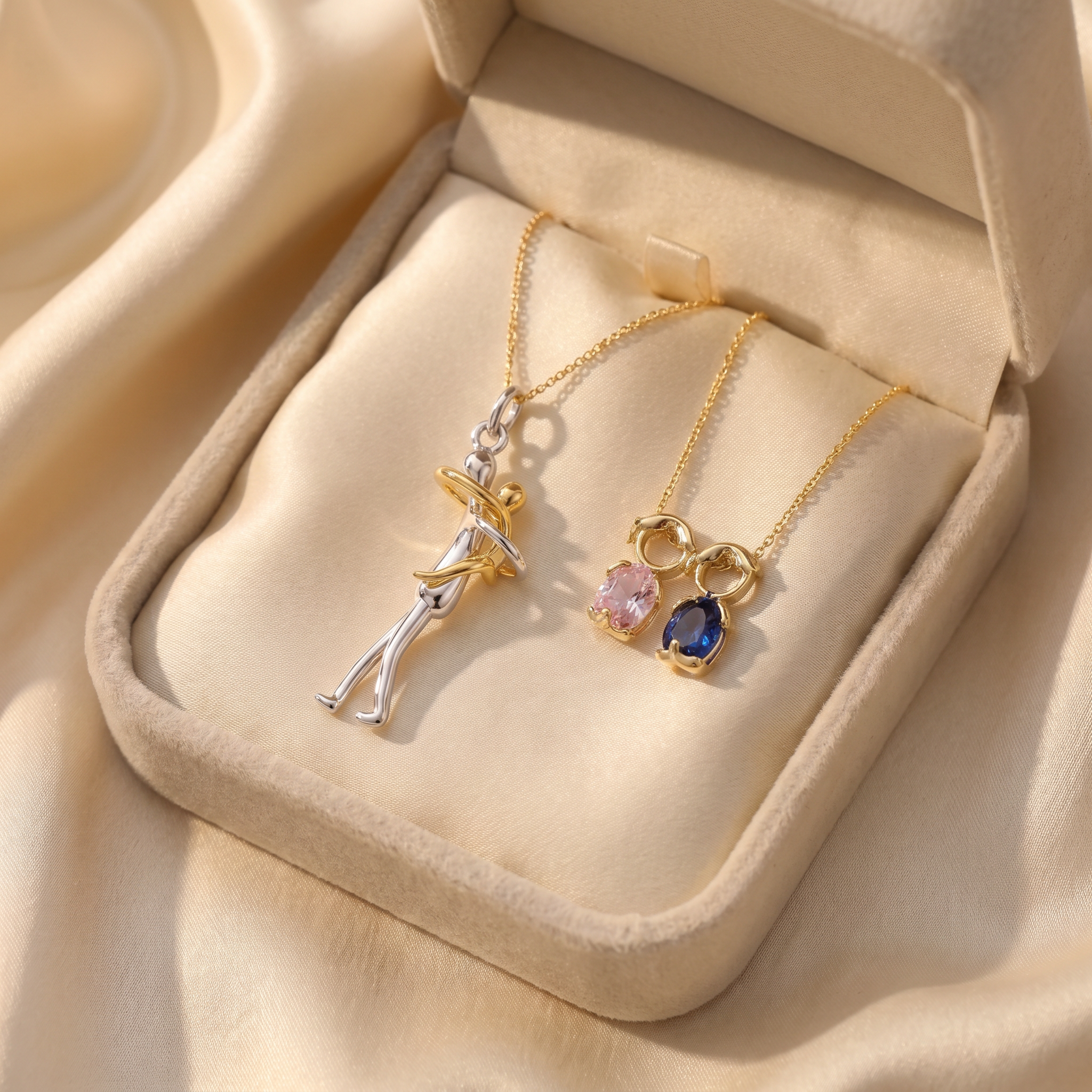 The Family Matching Set (Forever Mine + Embrace Necklace + Gold Ring)