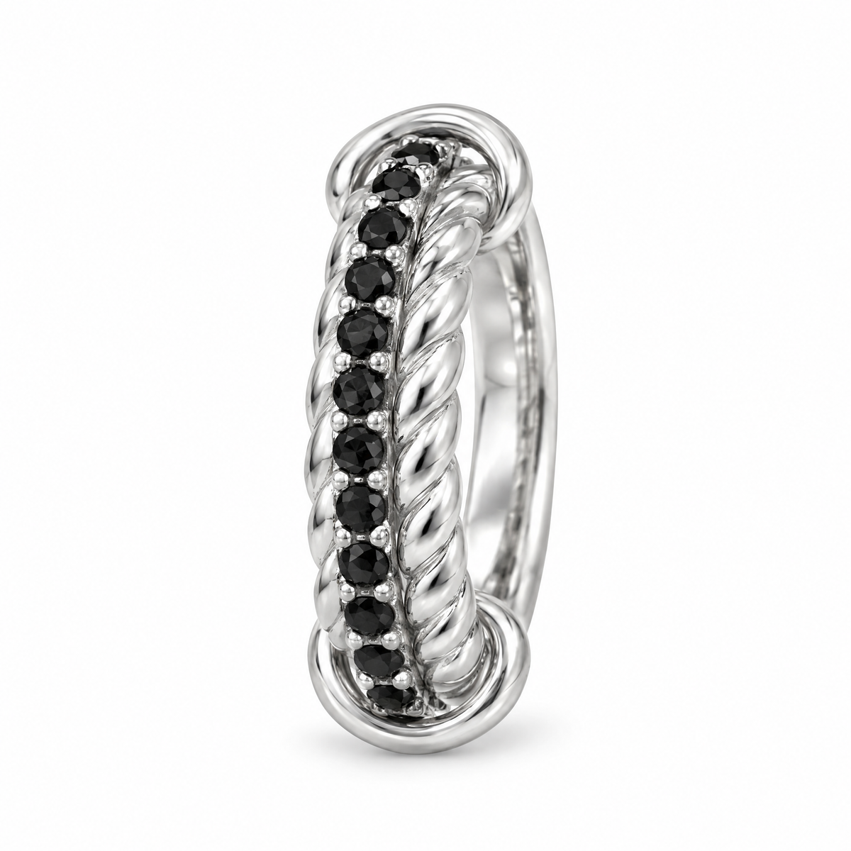 The Stillness Ring (Silver), spinning ring