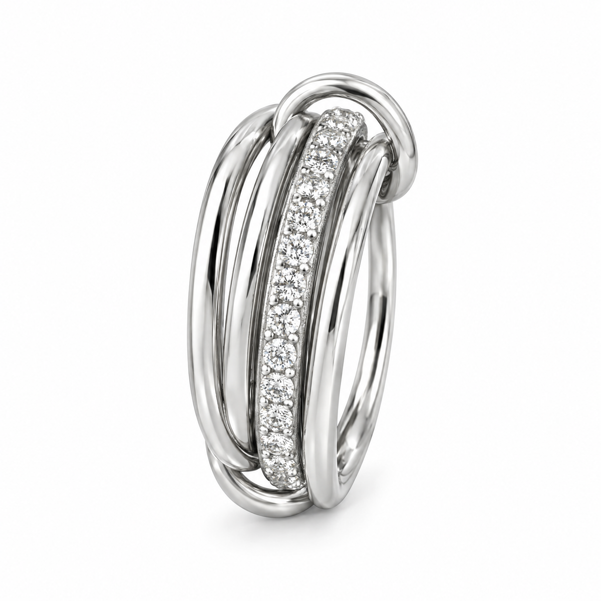 The Together Ring (Silver), spinning ring