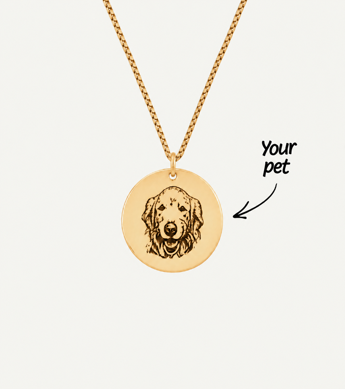 The Pet Portrait Necklace